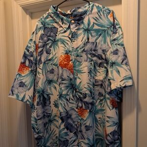 Tropical Print Men's Shirt